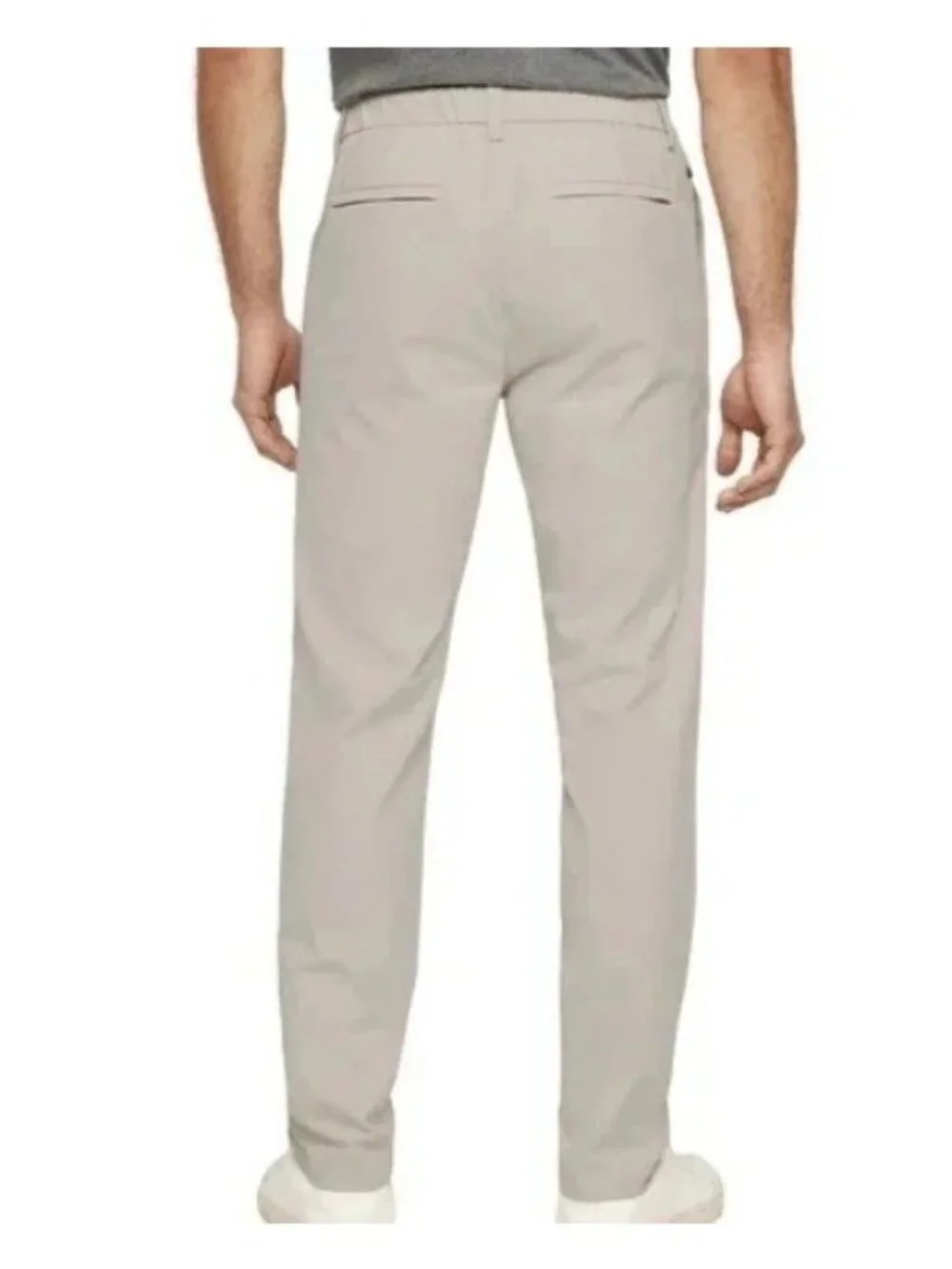 NWT Banana Republic Men’s 36X32 Beige Commuter Flex Tech Pants Polyester